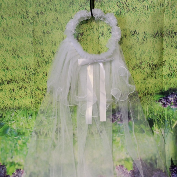 TUTU Black and White Veil Set - Picture 5 of 8